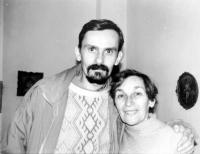Doina Cornea together with her son, Leontin Iuhas