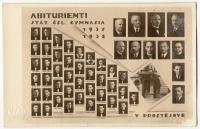 Maturitní tablo p. Seligera, o kterém vzpomíná, jak se ho rozvědčíci ptali na onen fotoateliér. Ano, tohle je oroginál tablo z bývalého ateliéru Sevčík Prostějov!