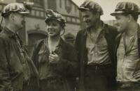 miners from the Dukla mine (probably 1950s)
