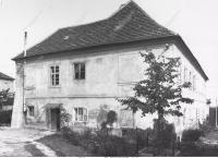House in Prague-Stresovice, Andělka No.7.,  childhood place of D. Weitzenbauerova