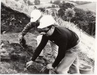 Luděk Svoboda archeologické vykopávky Anglie léto 1968