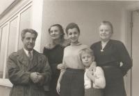 The Krajina family in front of the newly bought house, Vancouver 1955
