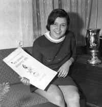 Miss prvního katolicko eperanstského tábora v Herborticích v roce 1969 Ludmila Kunertová