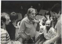 Fényes szelek próbája, Huszonötödik Színház, 1971. (Iglódi István, Berek Kati, Jancsó Miklós, Jobba Gabi, Szigeti Károly és Gáspár Zsuzsa)