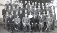 Měšťanská škola v Novém Městě nad Váhom. Třetí ročník: 1939 - 1940, který navštěvoval i Pavel Bednár