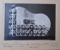 11 - tableau Masterpieces school for carpenters Czech Budejovice 1947 - 1949