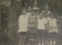 Děti z různých národností v Brně, rok přibližně 1937