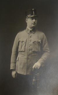 Otec Edity Kosinové v armádě Rakousko-Uherska
