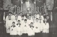 1966 - the Basilica in Staré Brno, Vnislav as a chaplain