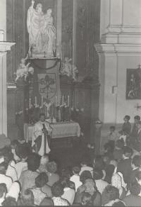 1970 - Působení v bazilice sv. Petra a Pavla v Brně I.