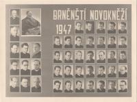 1947 -  new priests, Vnislav on the left at the bottom
