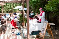 2011 - in the Czech mission center Velehrad in California during holy mass with compatriots