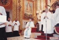 1988 - Petr Esterka na poutním místě na Svatém Hostýně (srpen) 