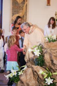 2009 - Easter with US, bishop Petr Esterka with parishioners