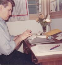 1968 - Petr Esterka in his office
