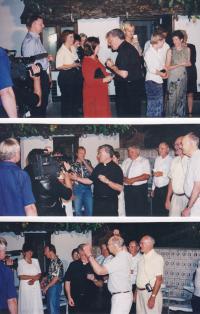 1999 - setkání s krajany v Dolních Bojanovicích u příležitosti biskupského svěcení Petra Esterky