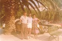 1978 - Split, former Yugoslavia, on a joint vacation with my sister Agnes and brother-in-law