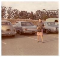 1969 - California, Ruzena with her first car