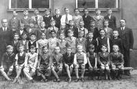 Třetí třída obecné školy v Plzni, 1937