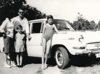 S rodinou v Plzni, 1966
