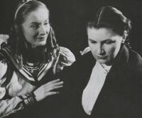 V roli Hanky, Morálka paní Dulské, Divadlo státního filmu, 1950