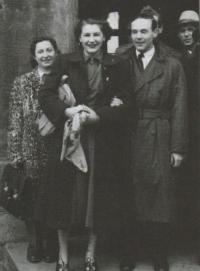 Wedding with Josef Moučka, 1949