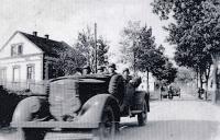 German army arriving to Bolatice / 1938