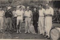 Vietnam, Nhung and Vladimir (4th from left)