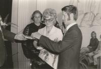 Svatba Prokopa a Milady Šmirousových v roce 1973 v Šumperku