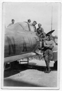 Ivan Picura with his friends