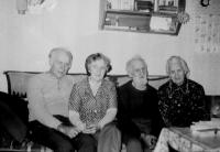 Radoslava Brovjáková with her husband and parents
