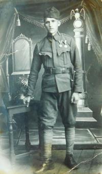 Otec Jaroslava Knápek jako voják Rakousko-uherské armády za 1. světové války