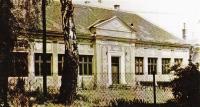 1960 - school in the colony, which Zdeněk attended. The painting on the school were done by a local boy as a symbol of thanks for having survived Totaleinsatz hidden in an art school somewhere in Lipov