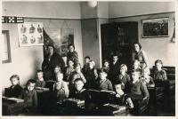 Školní fotografie Richarda Vyškovského z Vídně, 1935-6