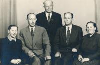 Father Karel Havelka sen. with his siblings, second from left, 50ies
