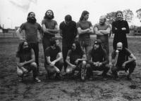 Dream team of Nová Víska, KH in striped socks, 1978/79