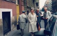 L. Šilhánová, Dana Seidlová a František Vaněk, Budapešt, 1988