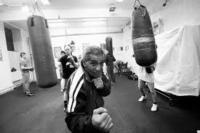 In his boxing club