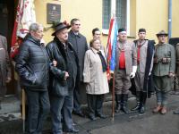 Unveiling of a memorial plaque in memory of Mr. and Ms. Smrž, 2016