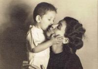 Ivan with his mother, Prague about 1950