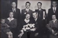 Bartoš´ wedding in 1960