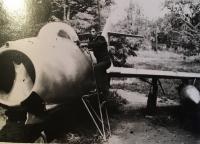 Ladislav Hylena during his military service