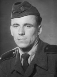 Brother Rudolf Hadwiger in the army in 1954-1956