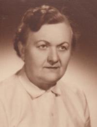 Anna Aloisie Brůnová roz Miškovská 1903 - 1990, matka