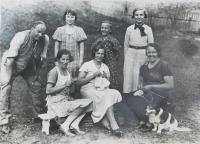Wives of members of the financial guard in the village Bohdan in Carpathian Ruthenia