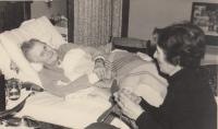 Granmother Gabriela Kinsky Thurn - Taxis just before dying in Kremsegg cca 1970