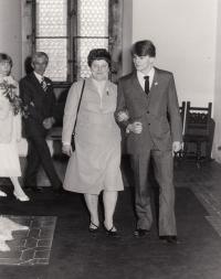 svatba syna Karla na Karlštejně, 80. léta