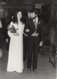 Tydlitátovi, svatba, 1982