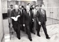 1991, odchod z předsednictva FS (foto Dorian Hanuš)