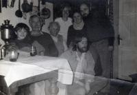 Zdeněk Jelínek with Ladislav Lis family